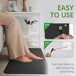 grounding mat earthing pad for desk and sleep support natural wellness grounding pad