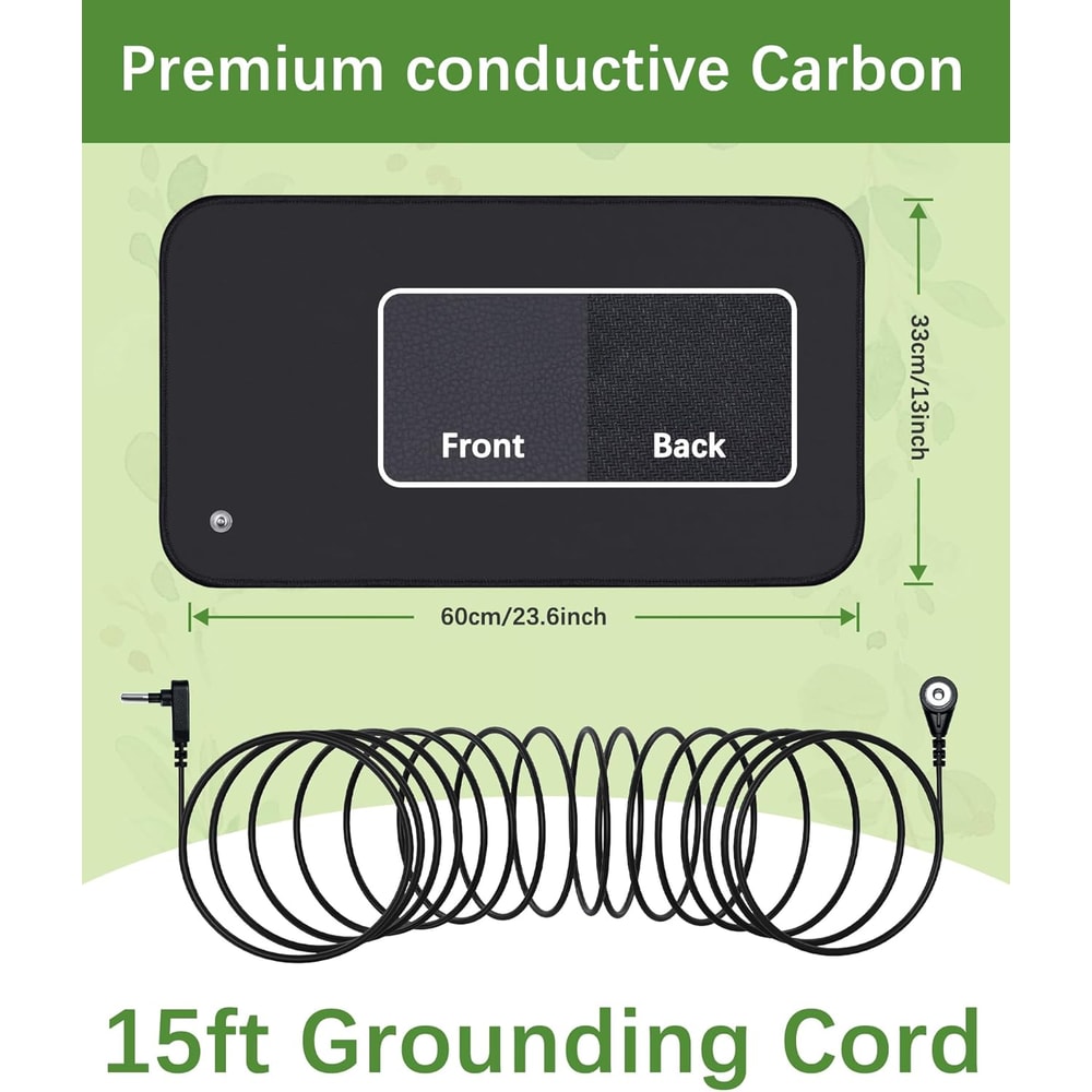 Grounding Mat Earthing Pad For Desk And Sleep Support Natural Wellness Grounding Pad 3
