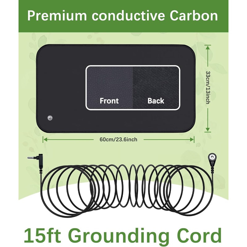 Grounding Mat Earthing Pad For Desk And Sleep Support Natural Wellness Grounding Pad 3