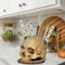 Skull Knife Holder for Kitchen, Unique Skeleton Stand for Knives, Horror-Themed Storage Rack & Fruit Holder