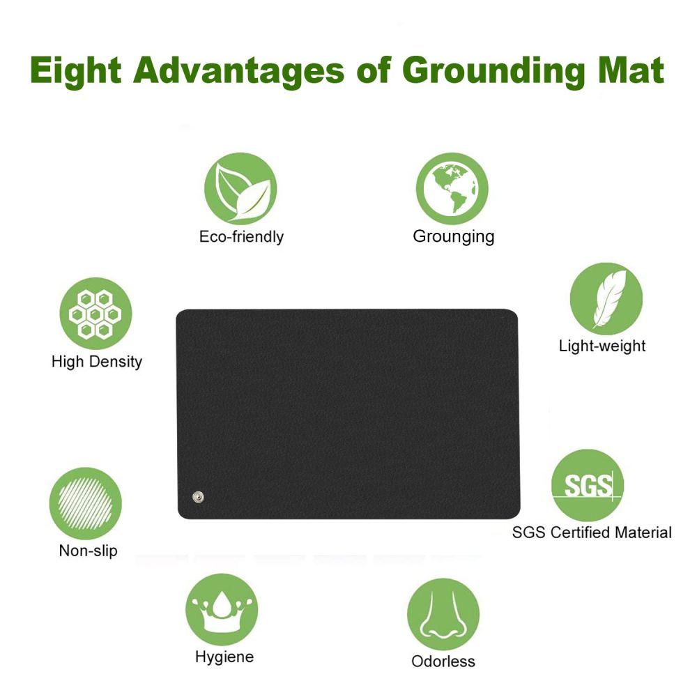 Grounding Mat For Sleep Improvement And Health Recovery EMF Protection Earthing Pad With Cable For