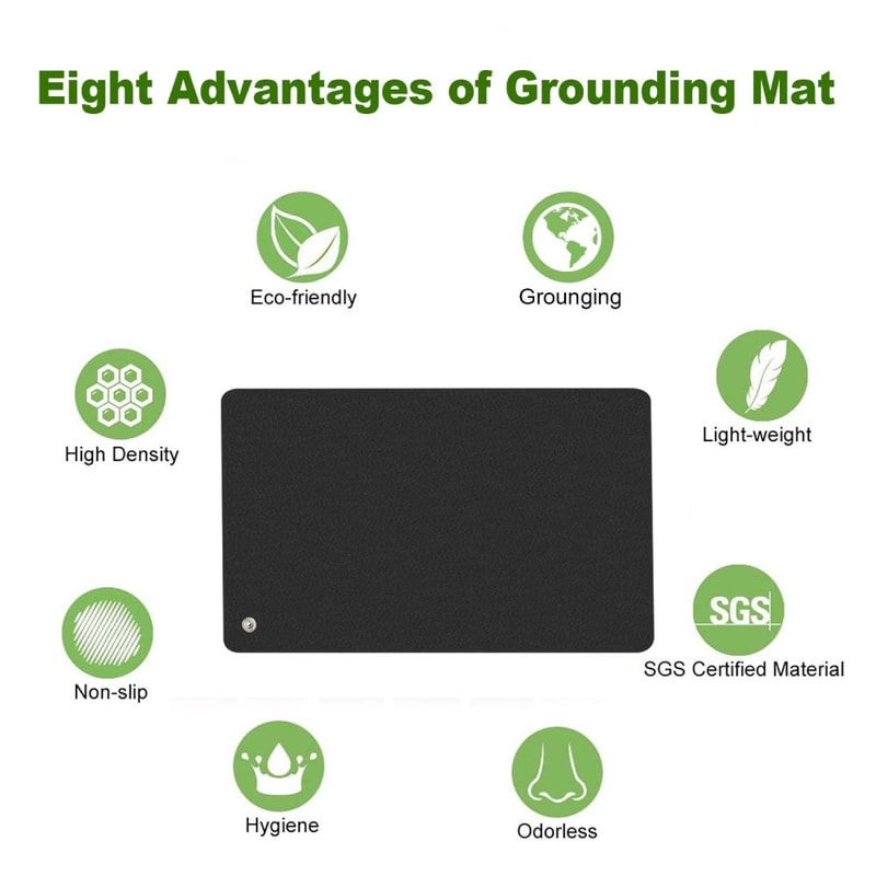 Grounding Mat For Sleep Improvement And Health Recovery EMF Protection Earthing Pad With Cable For