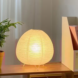 nordic led table lamp, elegant wabi sabi style bedside light for bedroom, living room, and study