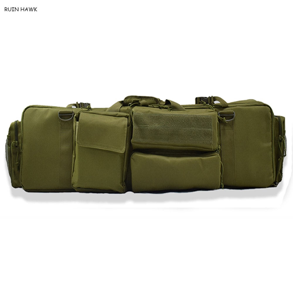 Heavy Duty Tactical Rifle Gun Bag, Durable Oxford Airsoft Paintball Case with Shoulder Strap