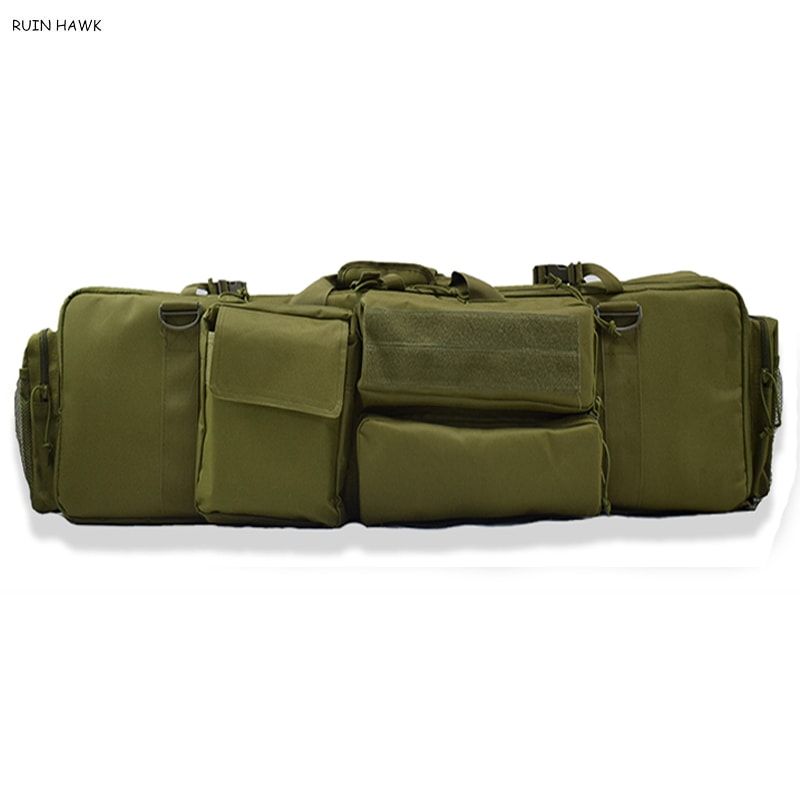 Heavy Duty Tactical Rifle Gun Bag, Durable Oxford Airsoft Paintball Case with Shoulder Strap