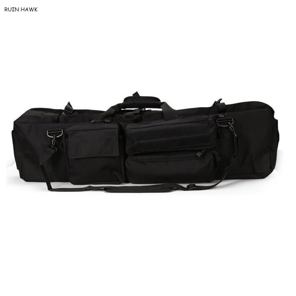 Heavy Duty Tactical Rifle Gun Bag, Durable Oxford Airsoft Paintball Case with Shoulder Strap