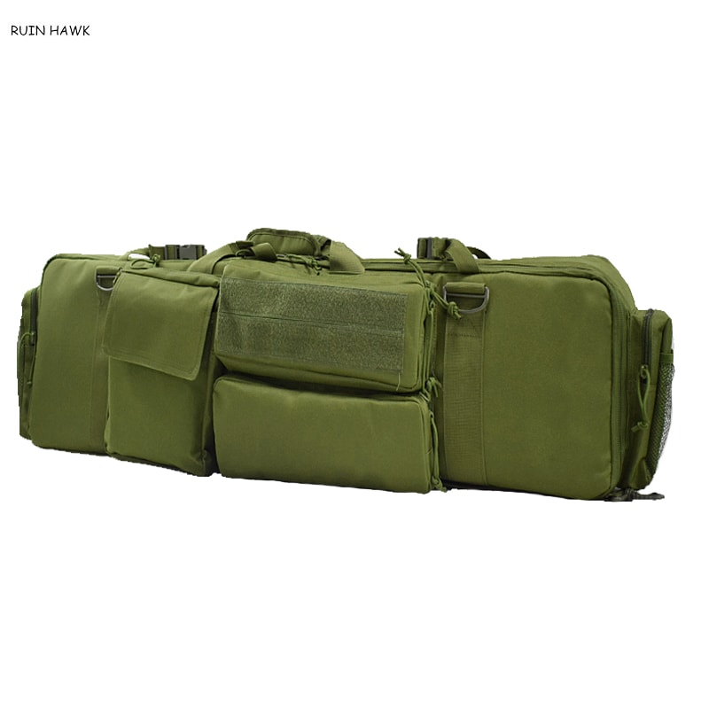 Heavy Duty Tactical Rifle Gun Bag, Durable Oxford Airsoft Paintball Case with Shoulder Strap