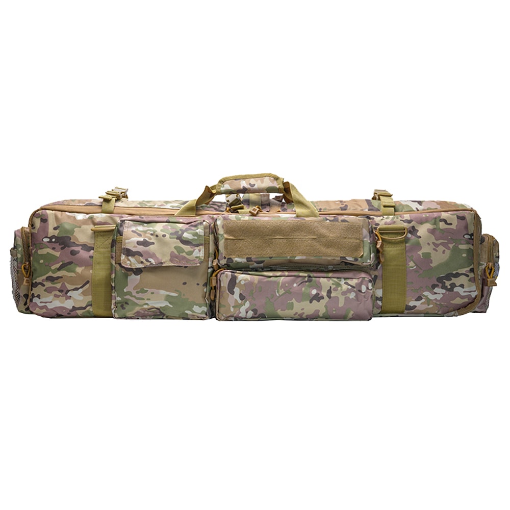Heavy Duty Tactical Rifle Gun Bag, Durable Oxford Airsoft Paintball Case with Shoulder Strap