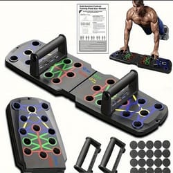 multi-functional solid push up board, home workout equipment for chest and muscle building