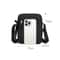 Oxford Shoulder Bag For Men Durable Mini Black Mobile Phone Waist Pack 4