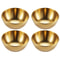 Stainless Steel Golden Sauce Dishes Set Elegant Spice Serving Trays For Appetizers Seasonings 4