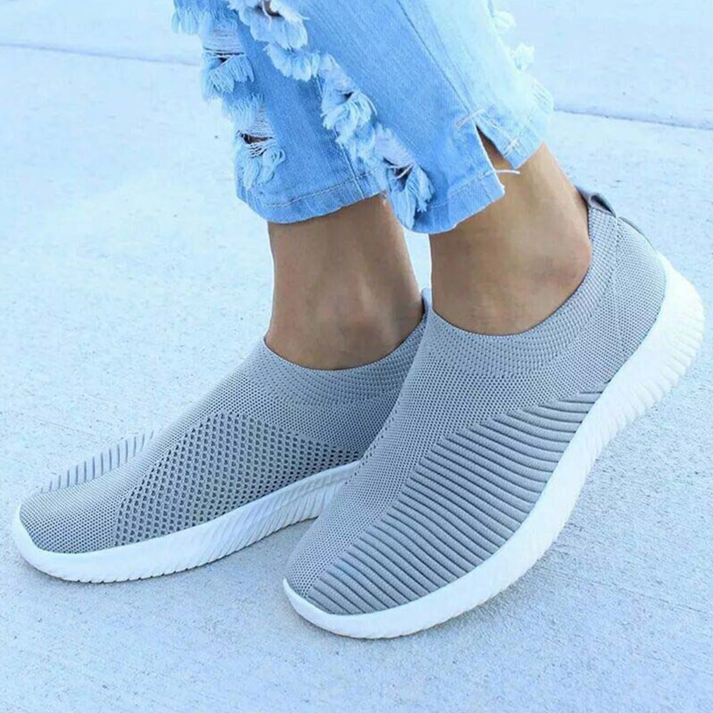 Comfortable SlipOn Womens Sneakers Casual Breathable Sports Shoes 1