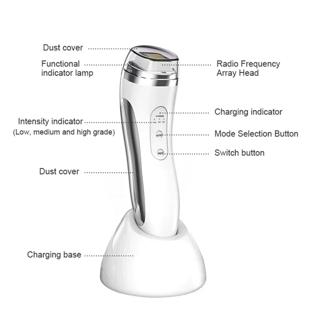 RF Radio Frequency Face Lifting Device Dot Matrix Beauty Massager For Skin Tightening Wrinkle Remo 4