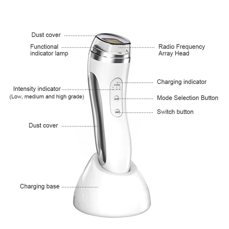 RF Radio Frequency Face Lifting Device Dot Matrix Beauty Massager For Skin Tightening Wrinkle Remo 4