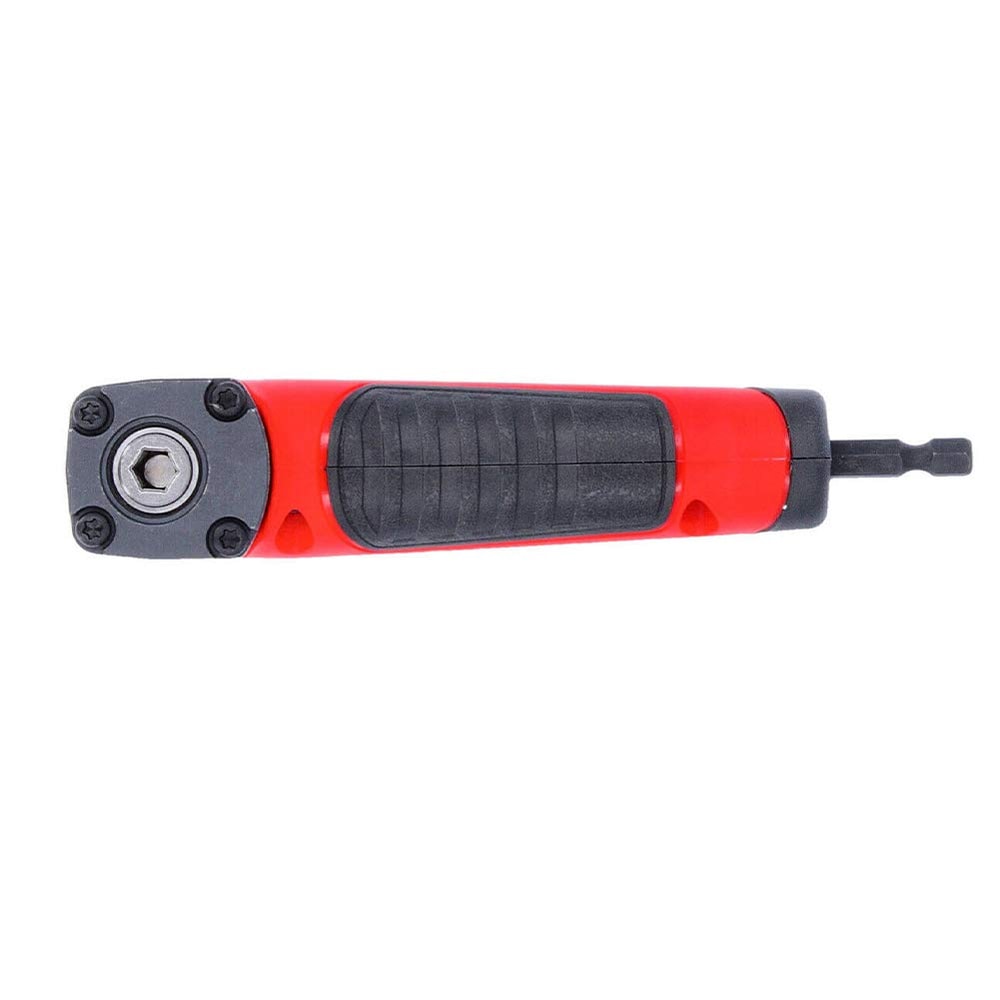 Right Angle Extension Driver, Magnetic 1/4" Hex Wrench Drill Bit Socket Holder for Power Tools