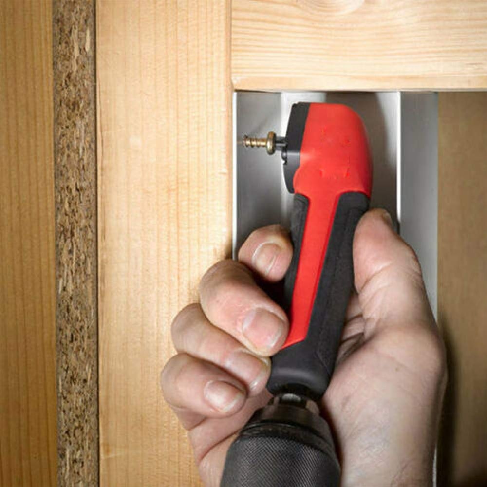 Right Angle Extension Driver, Magnetic 1/4" Hex Wrench Drill Bit Socket Holder for Power Tools