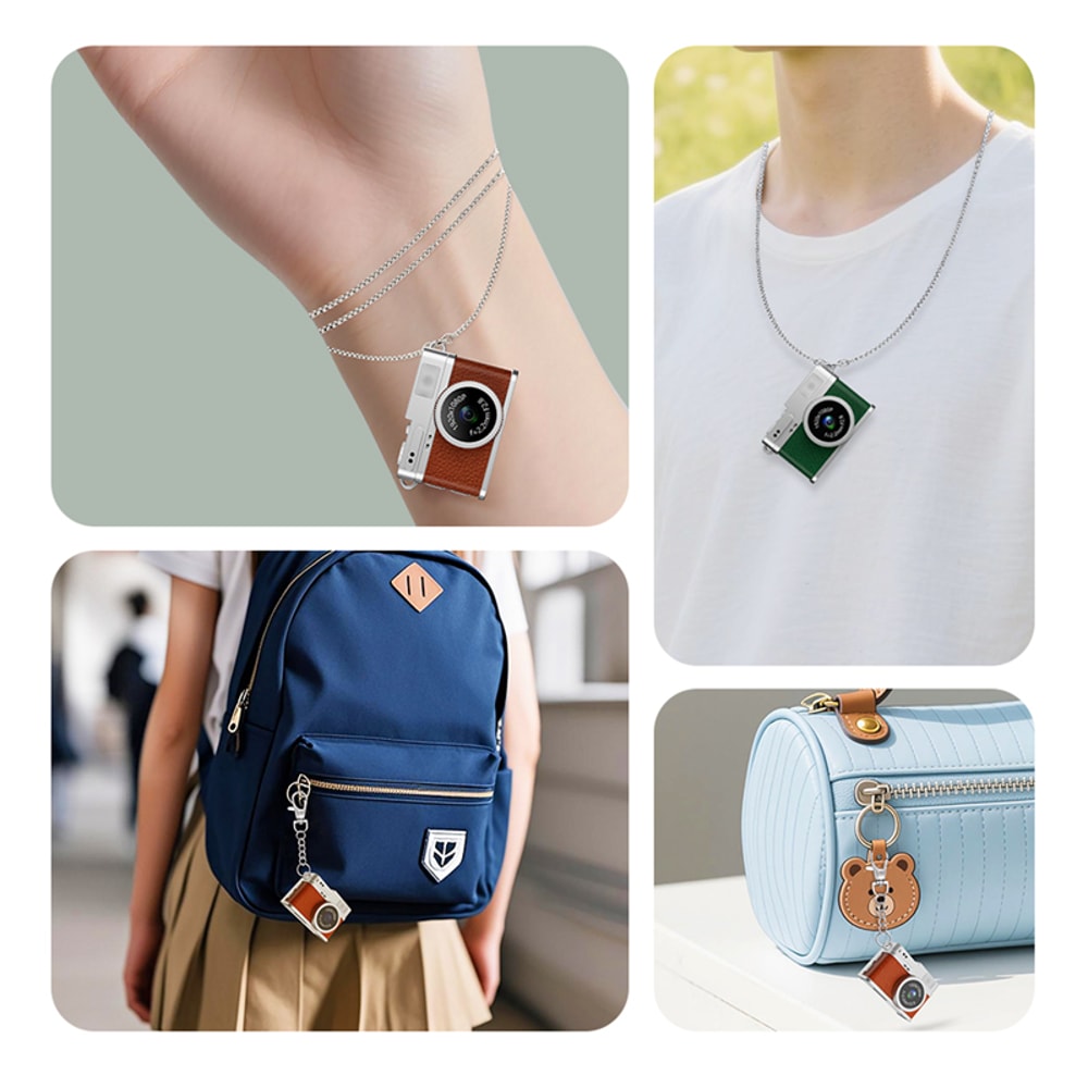 Mini Portable HD Sports Camera Compact Student Camera With Necklace Design 4