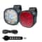 Rechargeable Bike Light Set High Brightness LED Front Rear Lights With TypeC Charging Cycling Safe