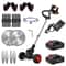 Cordless Lawn Trimmer Weed Wacker 3 Blade Types Easy Edging Lawn Mower Grass Cutter 10
