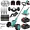 Cordless Lawn Trimmer Weed Wacker 3 Blade Types Easy Edging Lawn Mower Grass Cutter 11