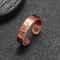 Adjustable Magnetic Copper Ring For Men And Women Unique ConcaveConvex Design HighQuality Red Coppe 0