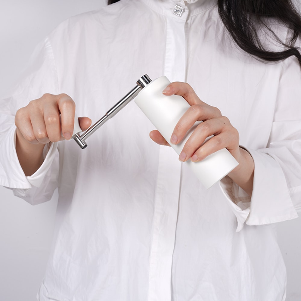 Manual Coffee Grinder Adjustable Stainless Steel Burr Mill For Espresso Premium Conical Hand Grinde 3