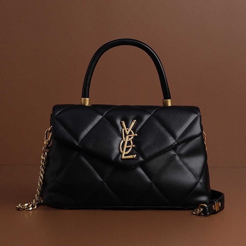 HighEnd Diamond Grid Handbag Fashionable Chain Shoulder Crossbody Bag 1