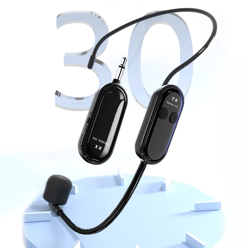 Wireless 2in1 Headset Handheld Mic System Long Range For Stage Speakers And Teaching 2
