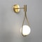 Modern Glass Ball Wall Light, Luxury Gold Sconce for Living Room, Bedroom & Aisle, Nordic Wall Mount Indoor Decor Lamp