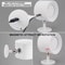 Luxurious Dual Head LED Bedside Wall Light Convenient Reading Decorative Light 4