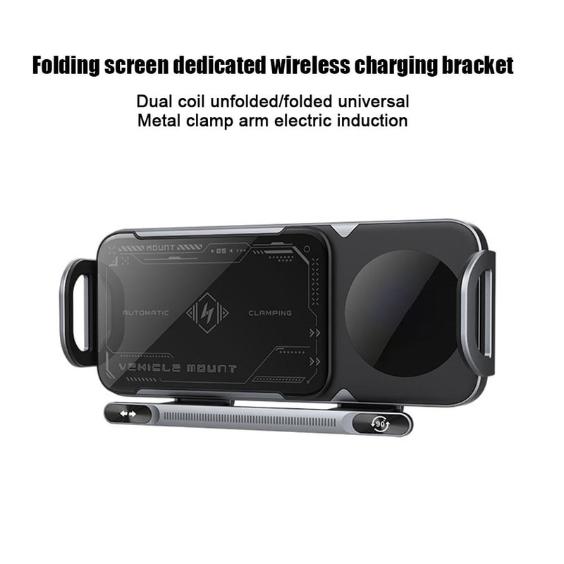 Samsung Phone Holder With 360 Rotation Wireless Charging Stand 1