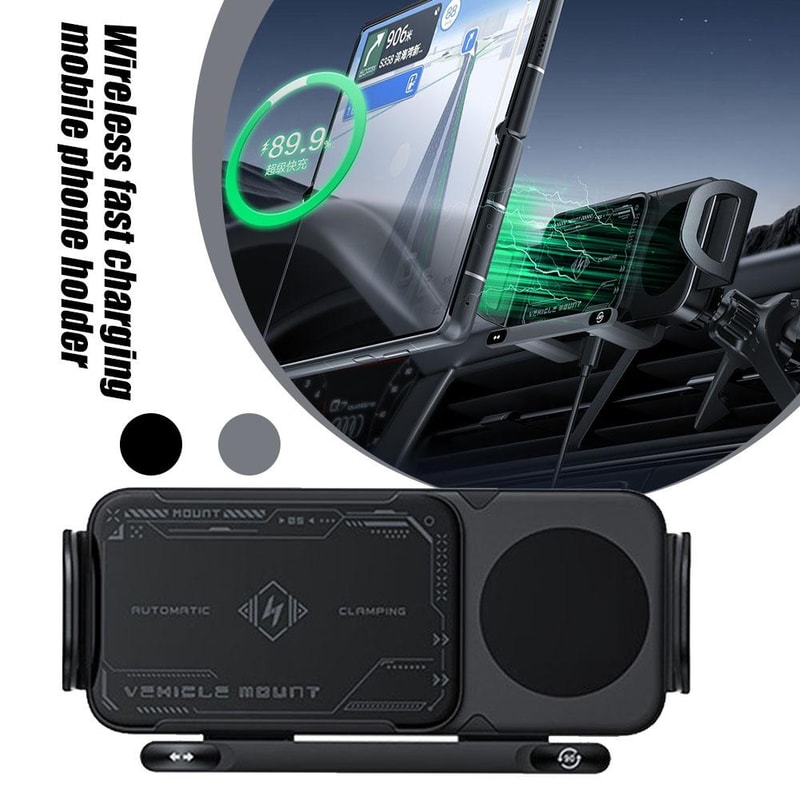 Samsung Phone Holder With 360 Rotation Wireless Charging Stand 2