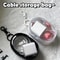 Transparent Charger Storage Case,Waterproof Data Cable Organizer Bag for Travel Protection