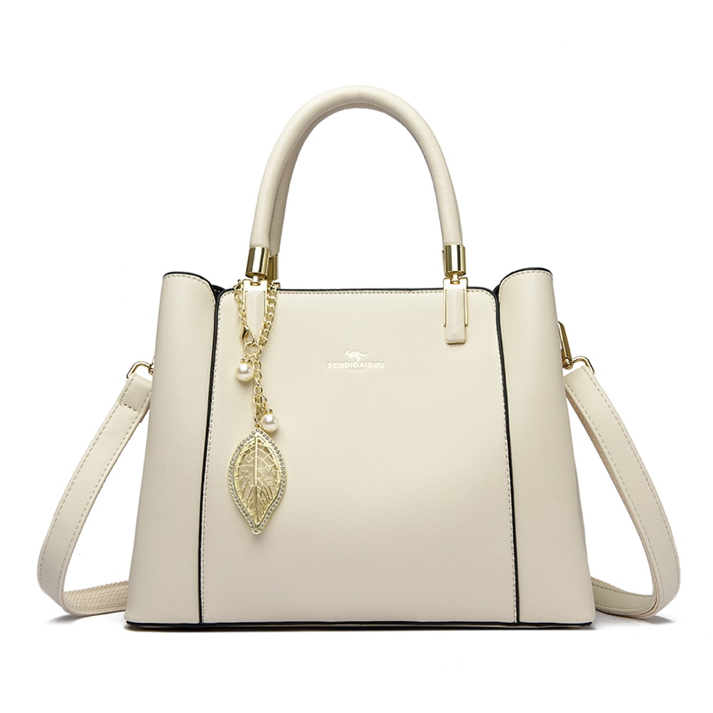 Luxury Women 3Layer Leather Tote Bag Stylish Spacious And Durable Crossbody Handbag 6