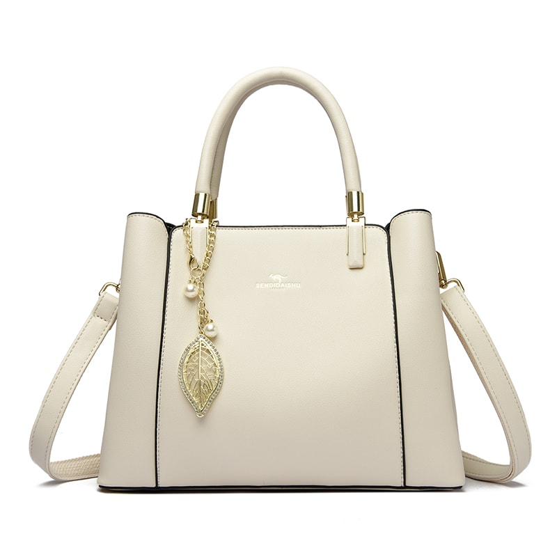 Luxury Women 3Layer Leather Tote Bag Stylish Spacious And Durable Crossbody Handbag 6