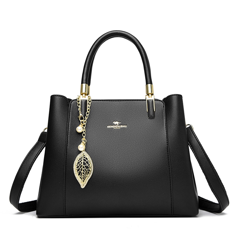 Luxury Women 3Layer Leather Tote Bag Stylish Spacious And Durable Crossbody Handbag 8