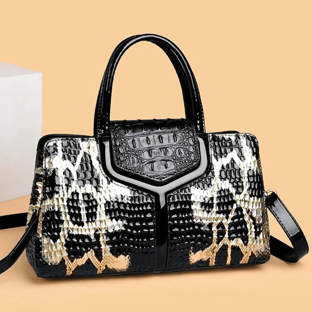 Luxury Crocodile Leather Tote Premium Quality Womens Pillow Bag With Large Capacity Shoulder Handba 1