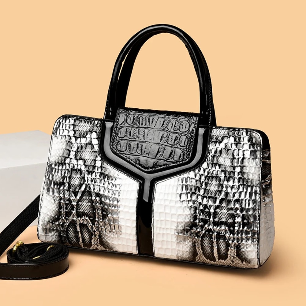 Luxury Crocodile Leather Tote Premium Quality Womens Pillow Bag With Large Capacity Shoulder Handba 2