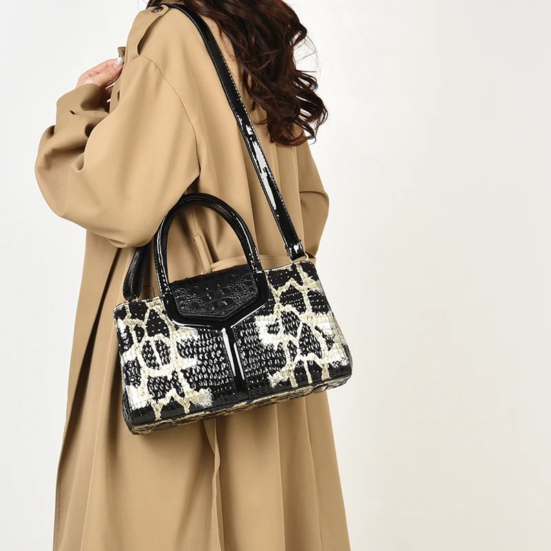 Luxury Crocodile Leather Tote Premium Quality Womens Pillow Bag With Large Capacity Shoulder Handba 3