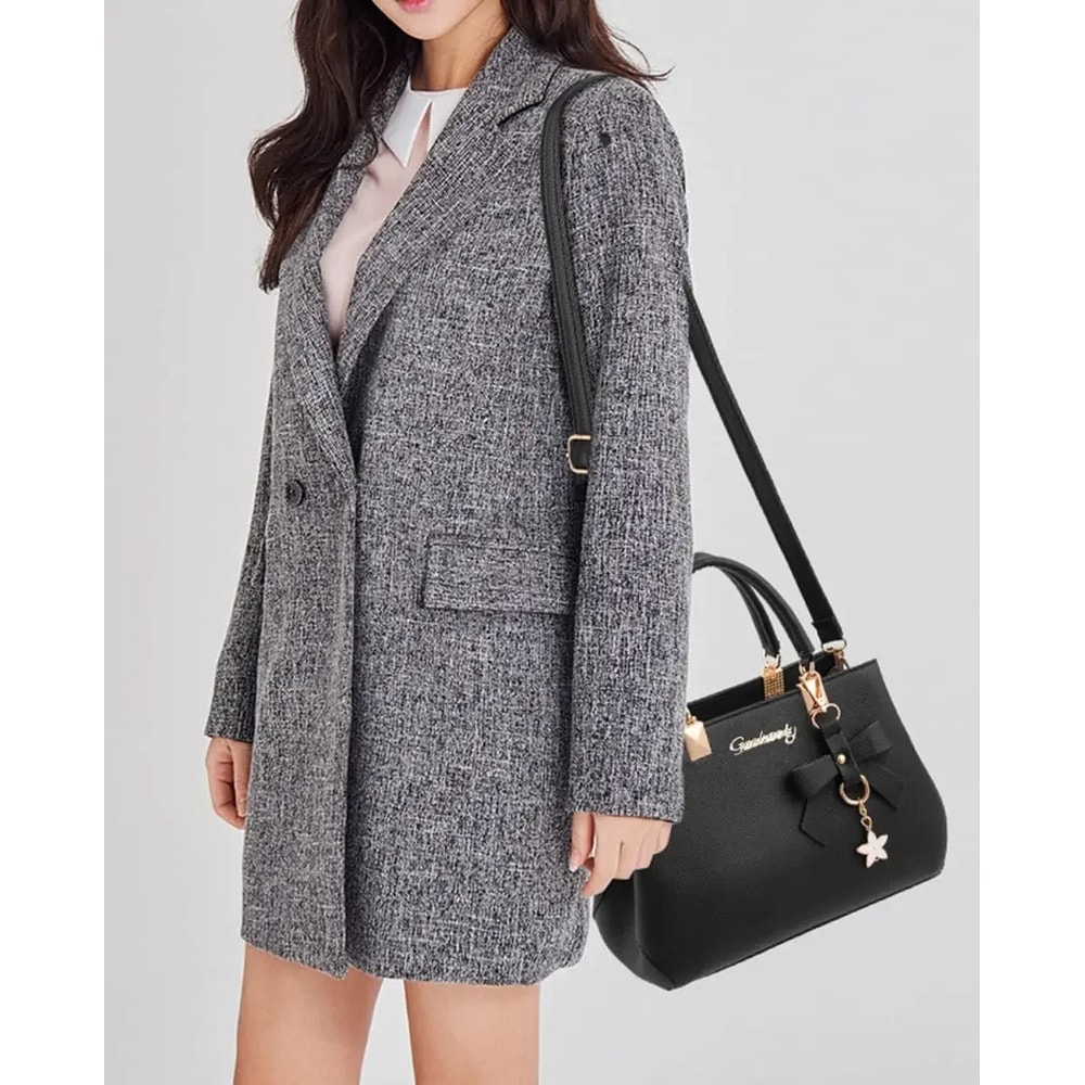 Women Casual Crossbody Tote Handbag Stylish Messenger Shoulder Bag For Shopping Everyday Use 0