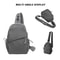 Trendy Womens Portable Messenger Bag Multifunctional Chest Bag Small Backpack For Leisure Travel 2