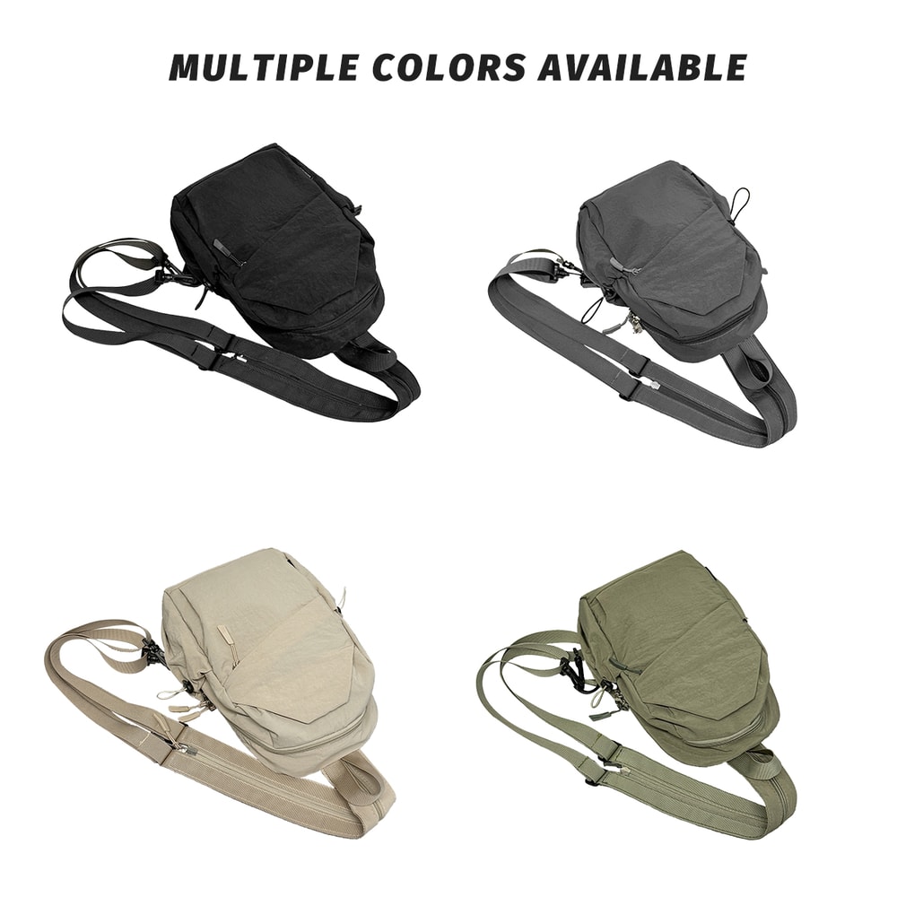 Trendy Womens Portable Messenger Bag Multifunctional Chest Bag Small Backpack For Leisure Travel 5