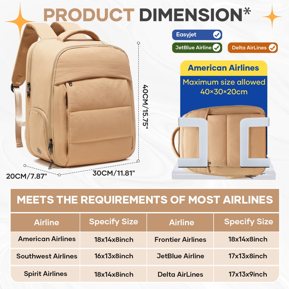 Laptop Backpack For Travel School Durable Cabin Bag For Ryanair CarryOn And Everyday Use 4