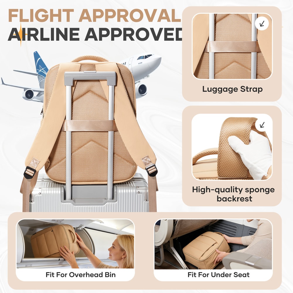 Laptop Backpack For Travel School Durable Cabin Bag For Ryanair CarryOn And Everyday Use 6