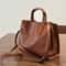 Spring New Portable Top Layer Cowhide Womens Casual Tote Bag Small Leather Single Shoulder Crossbod 3