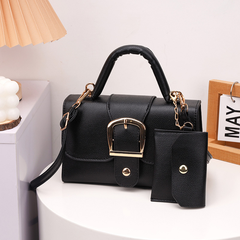Stylish PU Leather Crossbody Shoulder Bag For Women Compact Handbag For Commuting Daily Use 4