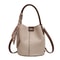 Stylish Women Woven Bucket Tote Bag Adjustable Shoulder Strap Crossbody Handbag Solid Color Versati 5