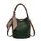 Stylish Women Woven Bucket Tote Bag Adjustable Shoulder Strap Crossbody Handbag Solid Color Versati 4