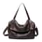 Burminsa Cowhide Genuine Leather Hobo Bag For Women Luxury Designer Messenger Tote 6