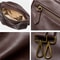 Burminsa Cowhide Genuine Leather Hobo Bag For Women Luxury Designer Messenger Tote 5